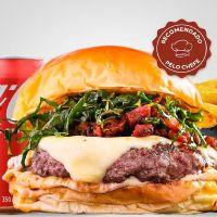 imagem Hambúrguer Trem Arretado + Batata Frita - Grátis Refrigerante Lata | Combo
