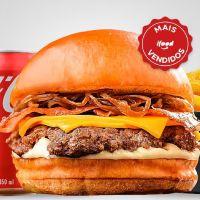 imagem Hambúrguer Patty Melt + Batata Frita - Grátis Refrigerante Lata | Combo
