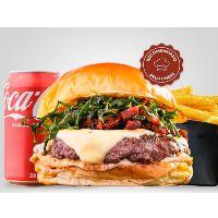 imagem Hambúrguer Trem Arretado + Batata Frita - Grátis Refrigerante Lata | Combo